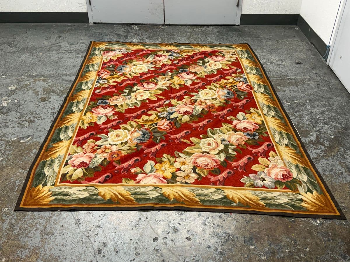 6ft × 8ft 6in Stark Arlington Needlepoint Rug - Thumbnail 4