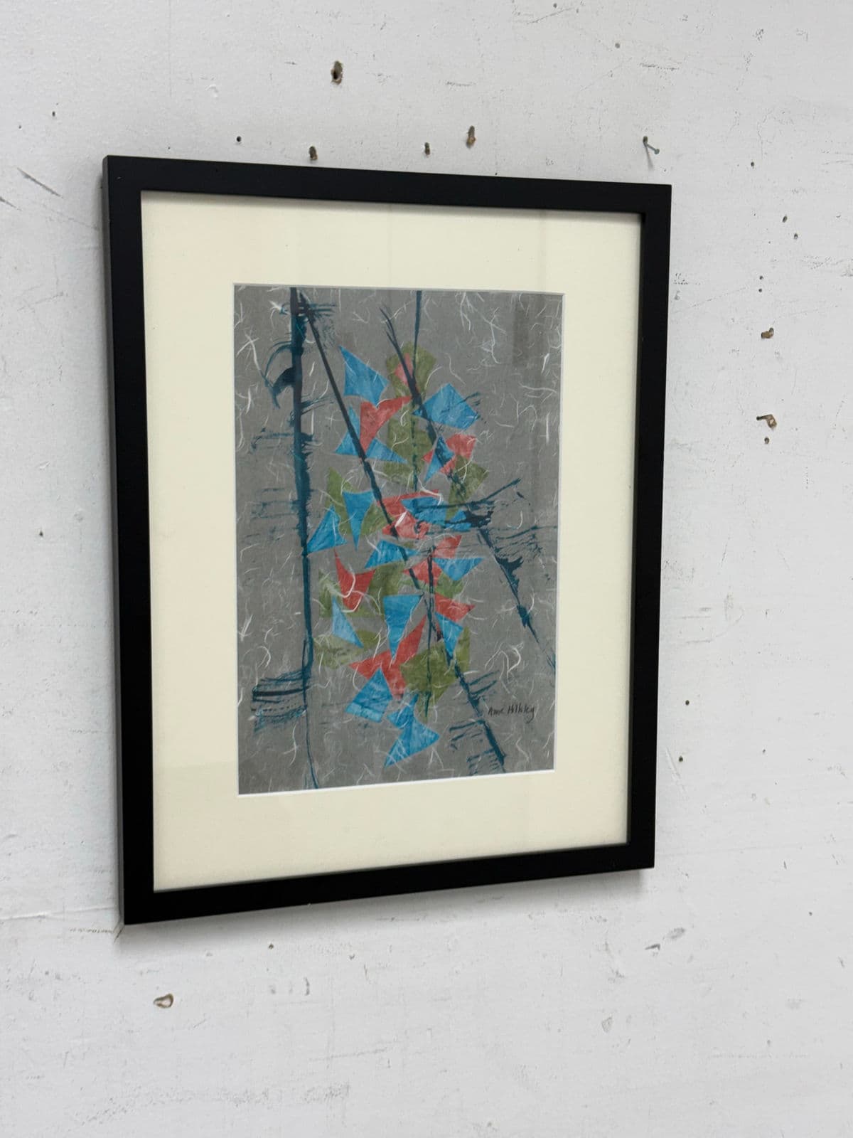 Anne Hillsley for Tibet Collection Windhorse Prayer Flag Artwork, Framed - Thumbnail 3