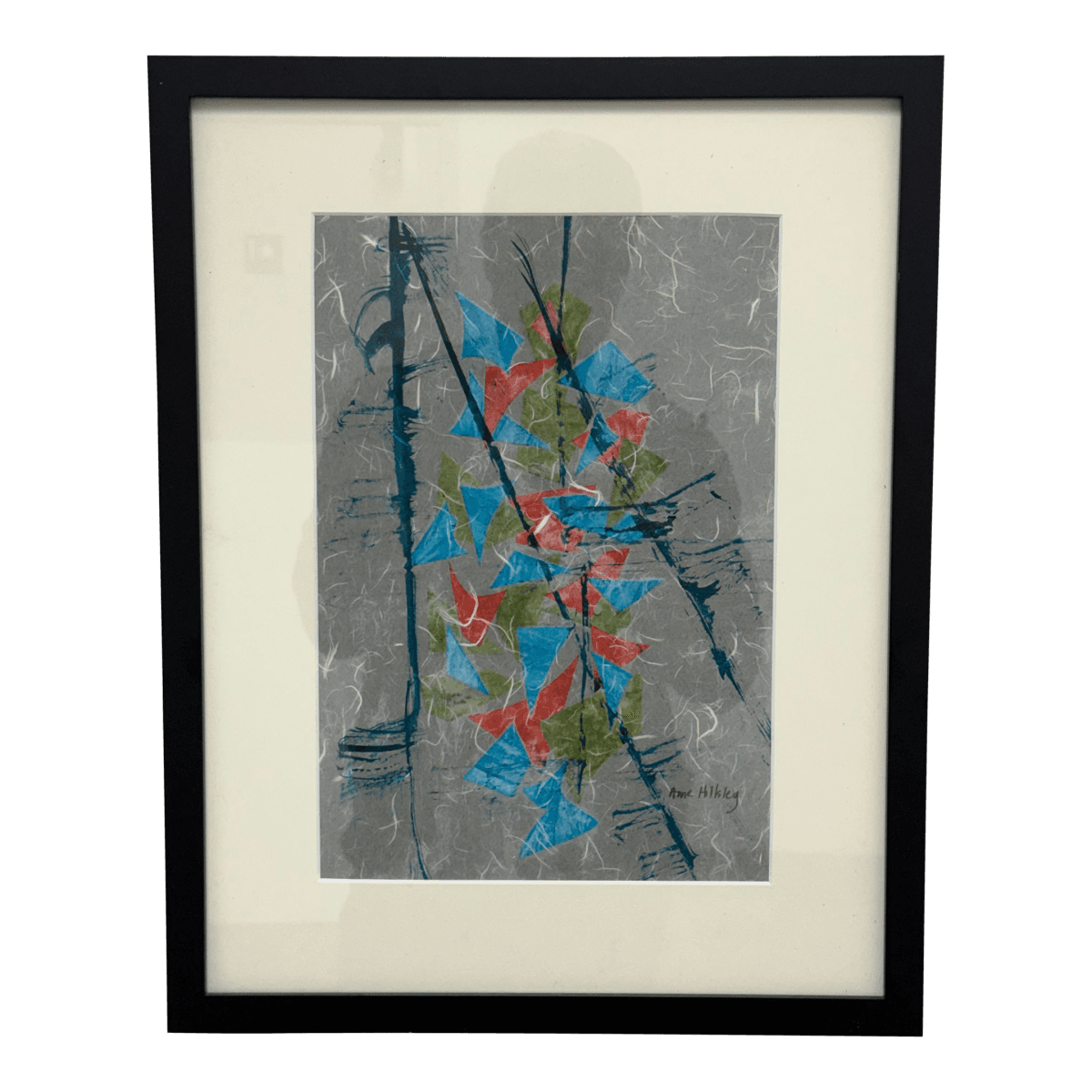 Anne Hillsley for Tibet Collection Windhorse Prayer Flag Artwork, Framed - Thumbnail 2