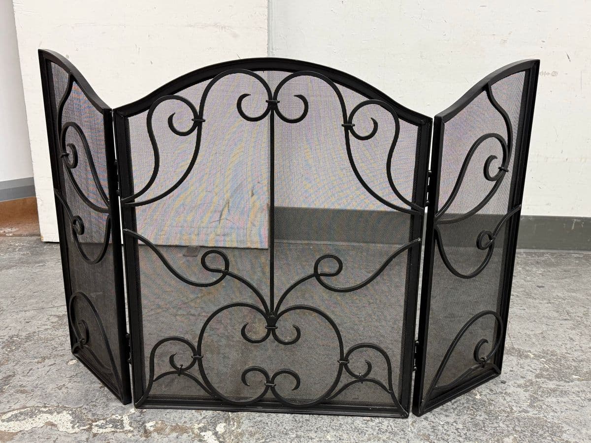 Vintage Spanish Style Fireplace Screen - Thumbnail 3