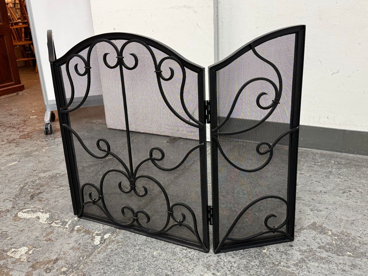 Vintage Spanish Style Fireplace Screen - Thumbnail 5