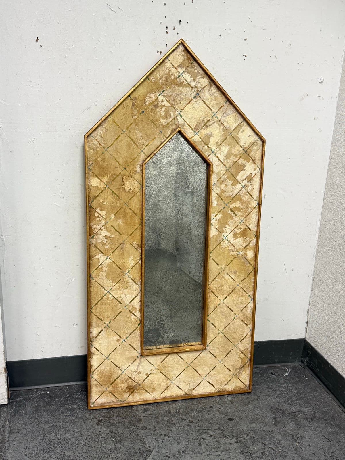 Vintage Italian Fresco Wall Mirror - Thumbnail 3
