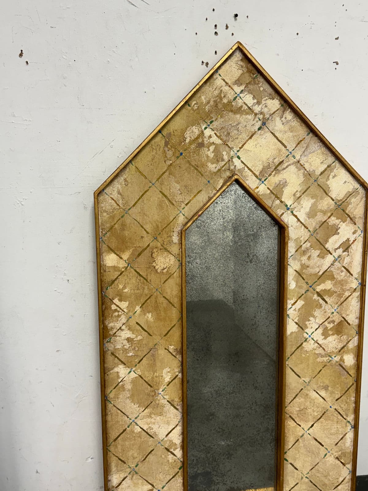 Vintage Italian Fresco Wall Mirror - Thumbnail 4