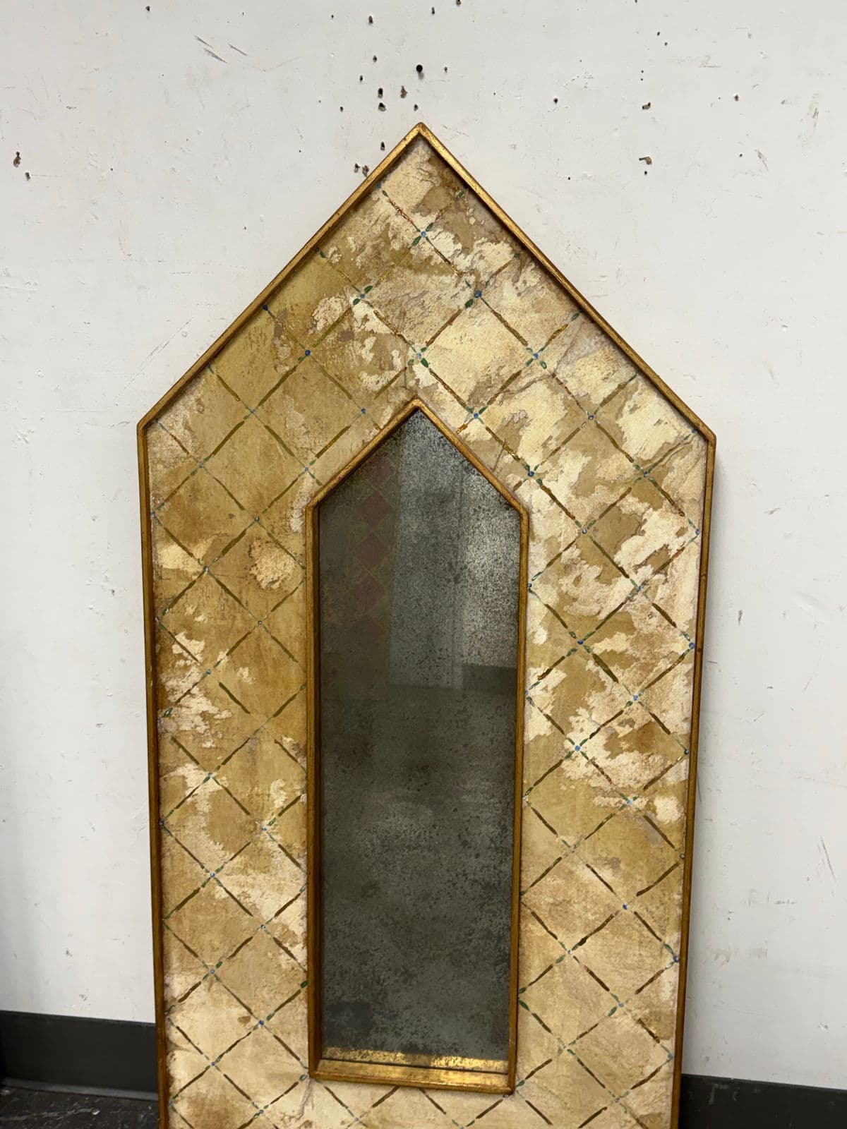 Vintage Italian Fresco Wall Mirror - Thumbnail 7
