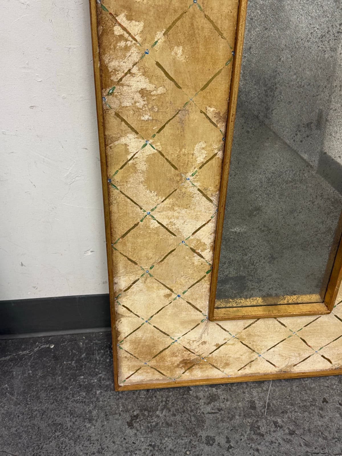 Vintage Italian Fresco Wall Mirror - Thumbnail 9