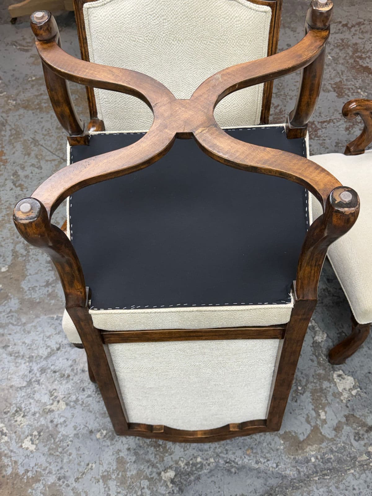Vintage Louis XV Style Dining Armchairs, Set of Four - Thumbnail 13