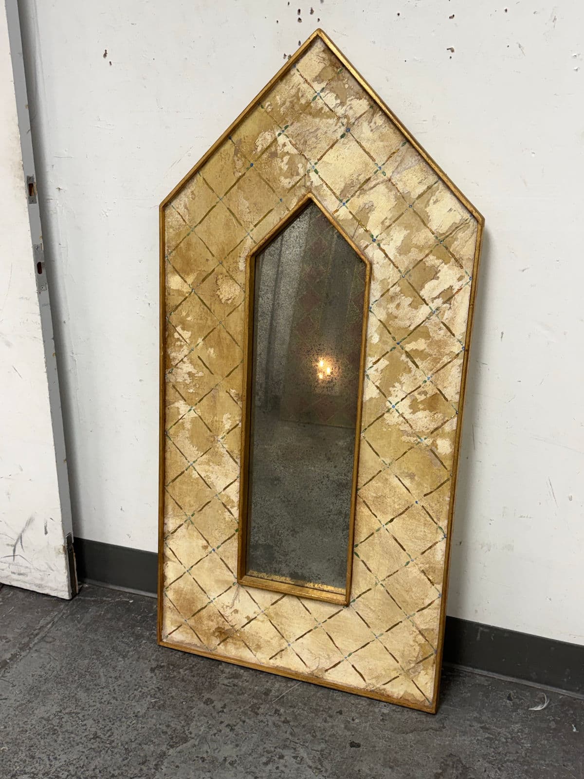 Vintage Italian Fresco Wall Mirror - Thumbnail 6