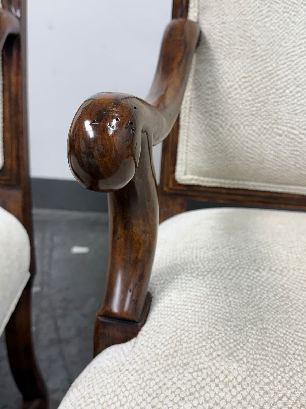 Vintage Louis XV Style Dining Armchairs, Set of Four - Thumbnail 12