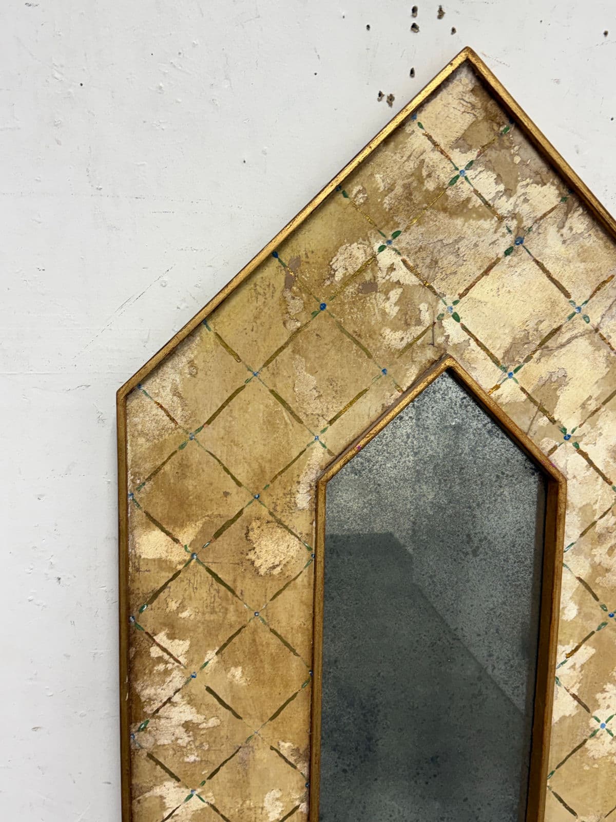 Vintage Italian Fresco Wall Mirror - Thumbnail 11