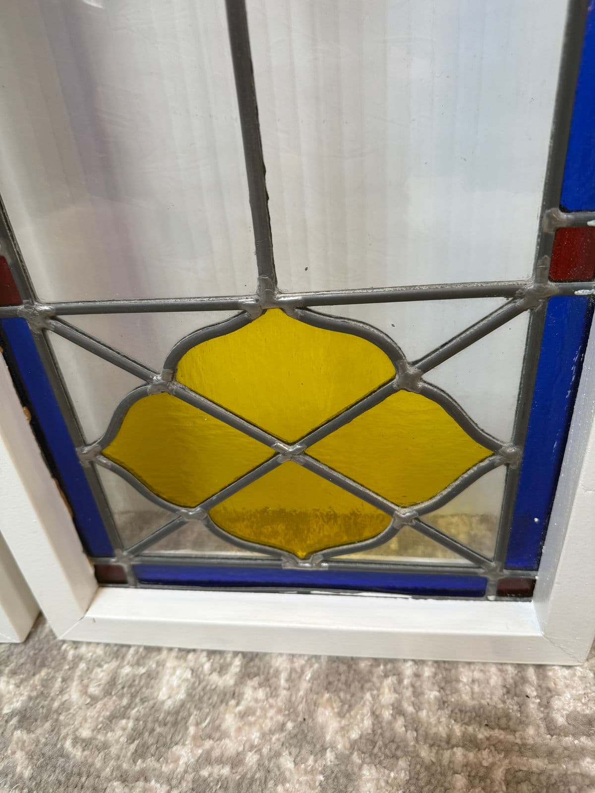 Victorian Style Stained Glass Panels, Pair - Thumbnail 9