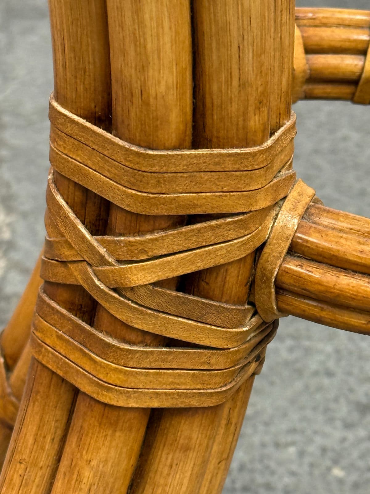 Vintage David Francis Bamboo Dining Table - Thumbnail 10