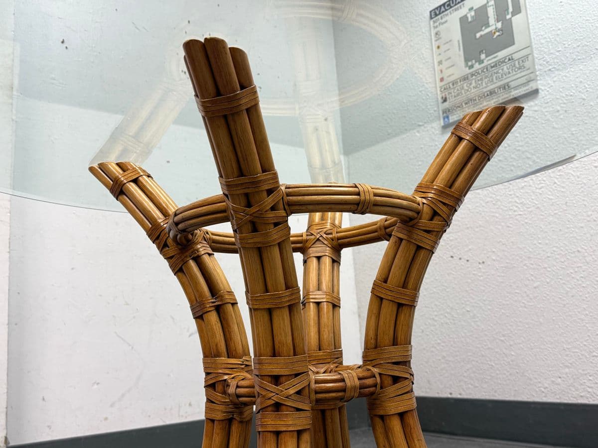 Vintage David Francis Bamboo Dining Table - Thumbnail 6