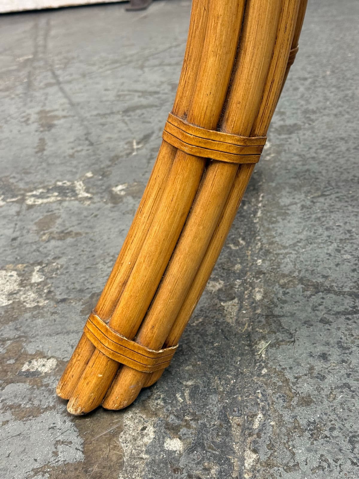 Vintage David Francis Bamboo Dining Table - Thumbnail 8