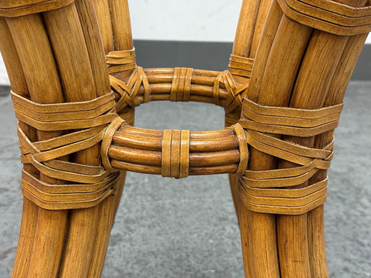 Vintage David Francis Bamboo Dining Table - Thumbnail 9