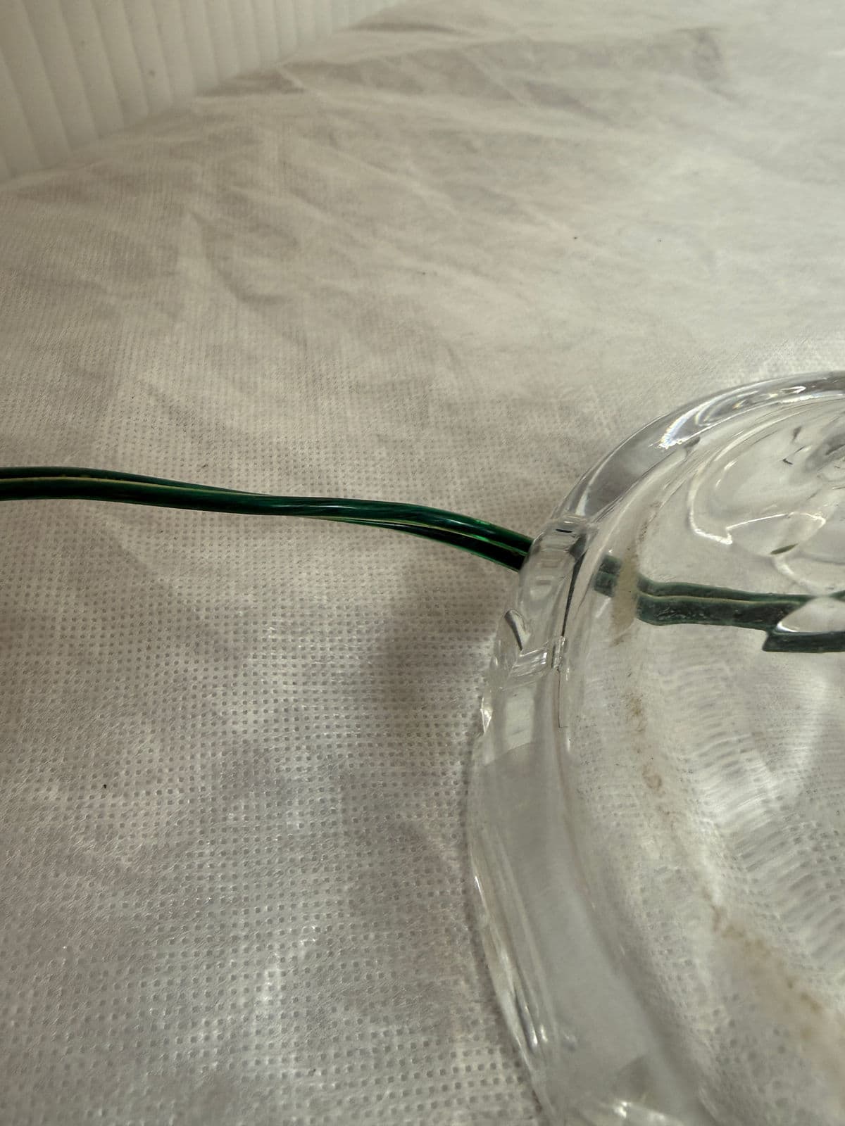 Vintage Crystal Cut Glass Table Lamp - Thumbnail 11