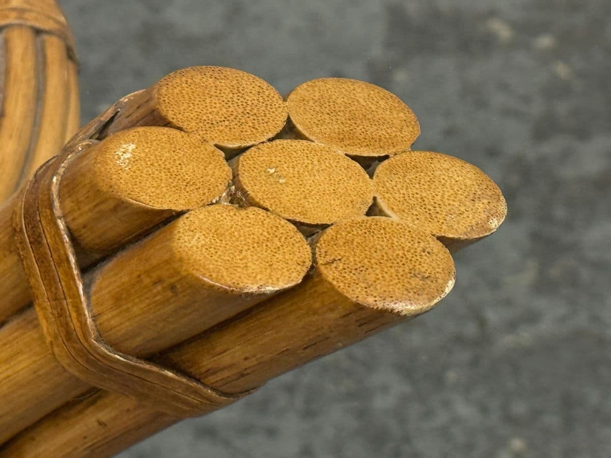 Vintage David Francis Bamboo Dining Table - Thumbnail 11