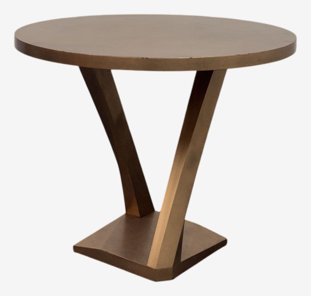 Metallic Gold Occasional Side Table - Image 1
