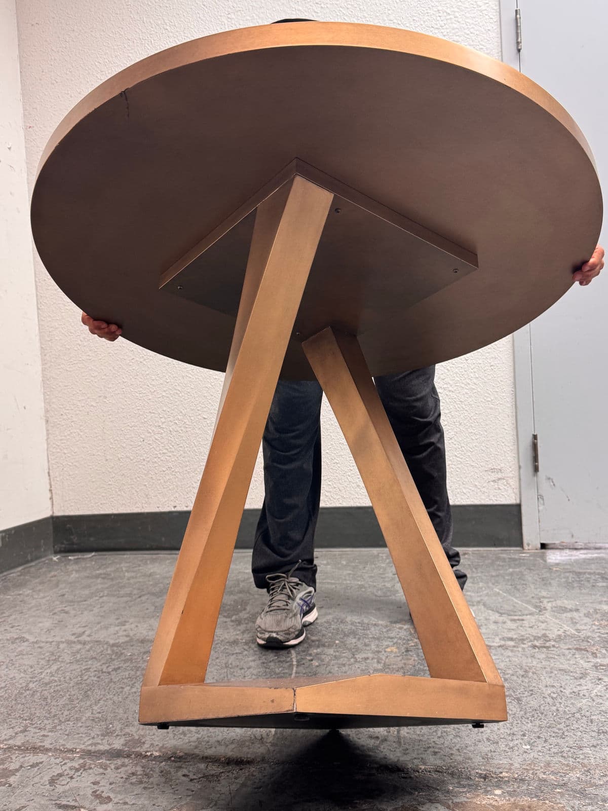 Metallic Gold Occasional Side Table - Thumbnail 10