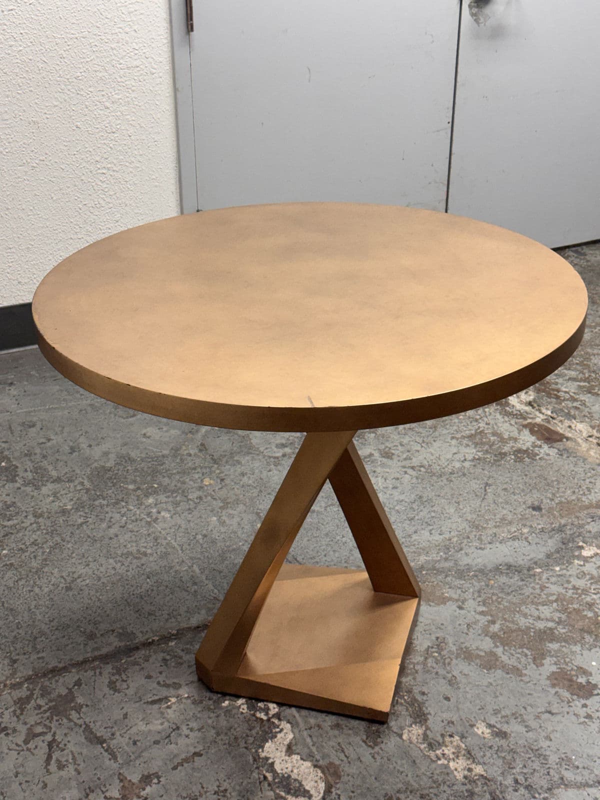 Metallic Gold Occasional Side Table - Thumbnail 3