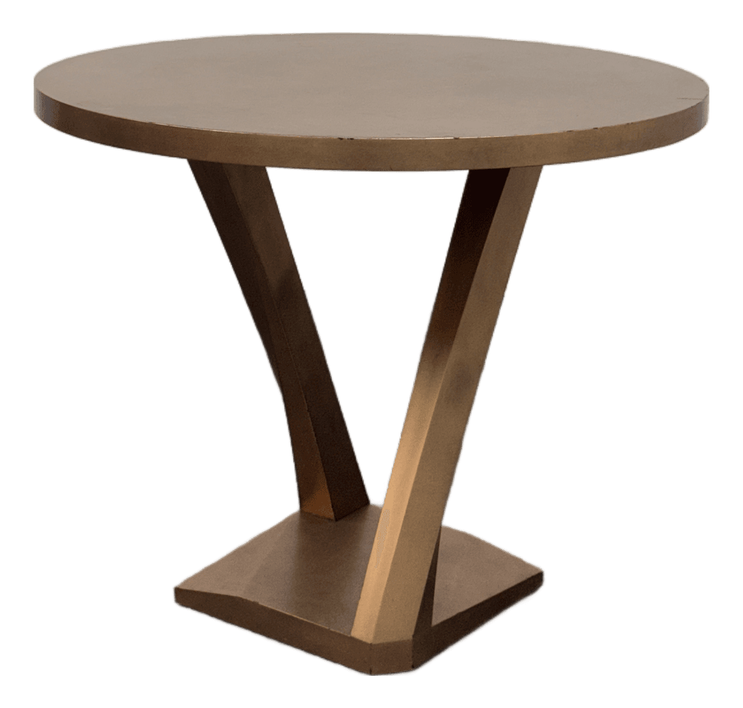 Metallic Gold Occasional Side Table - Thumbnail 2
