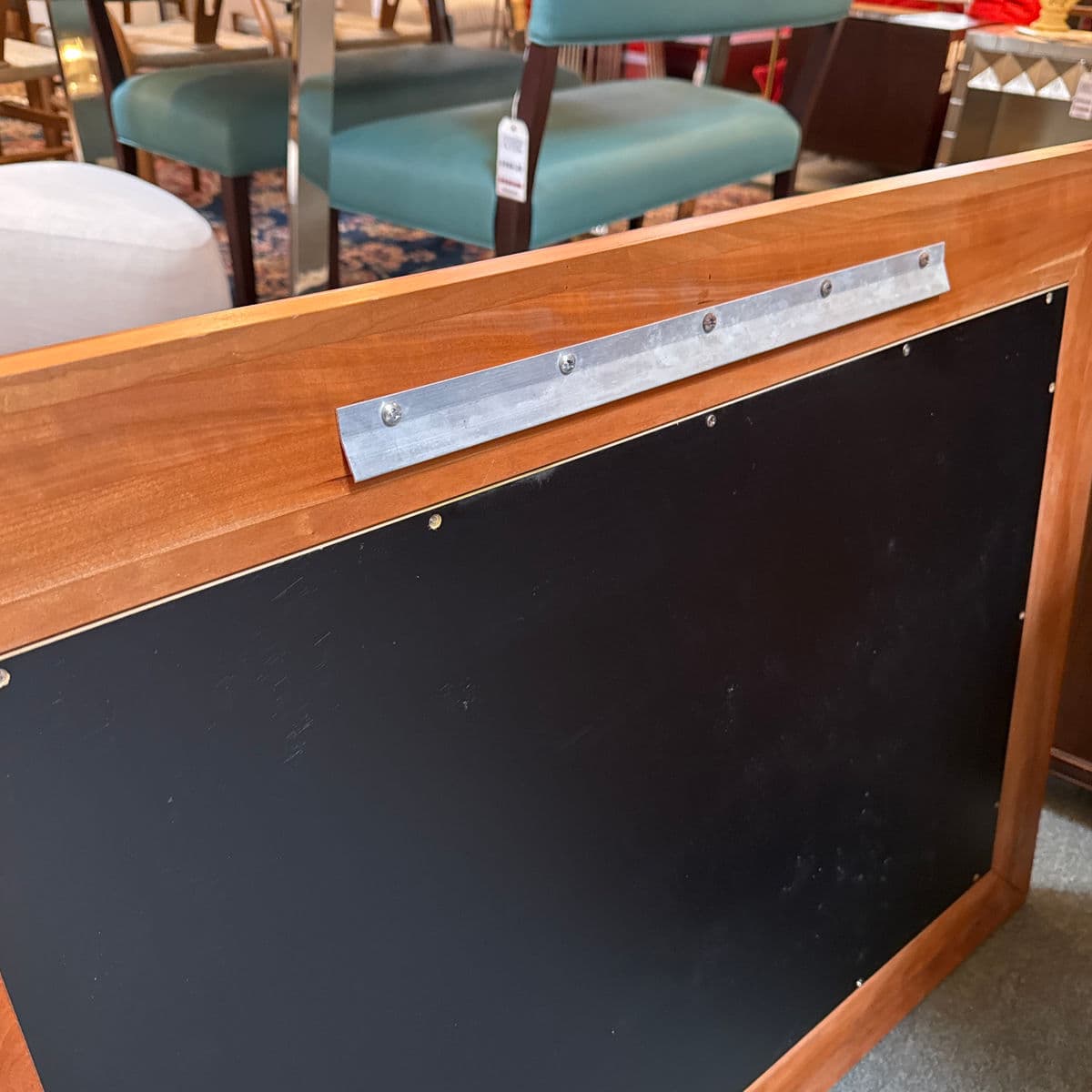 Contemporary Cherry Wood Wall Mirror - Thumbnail 10