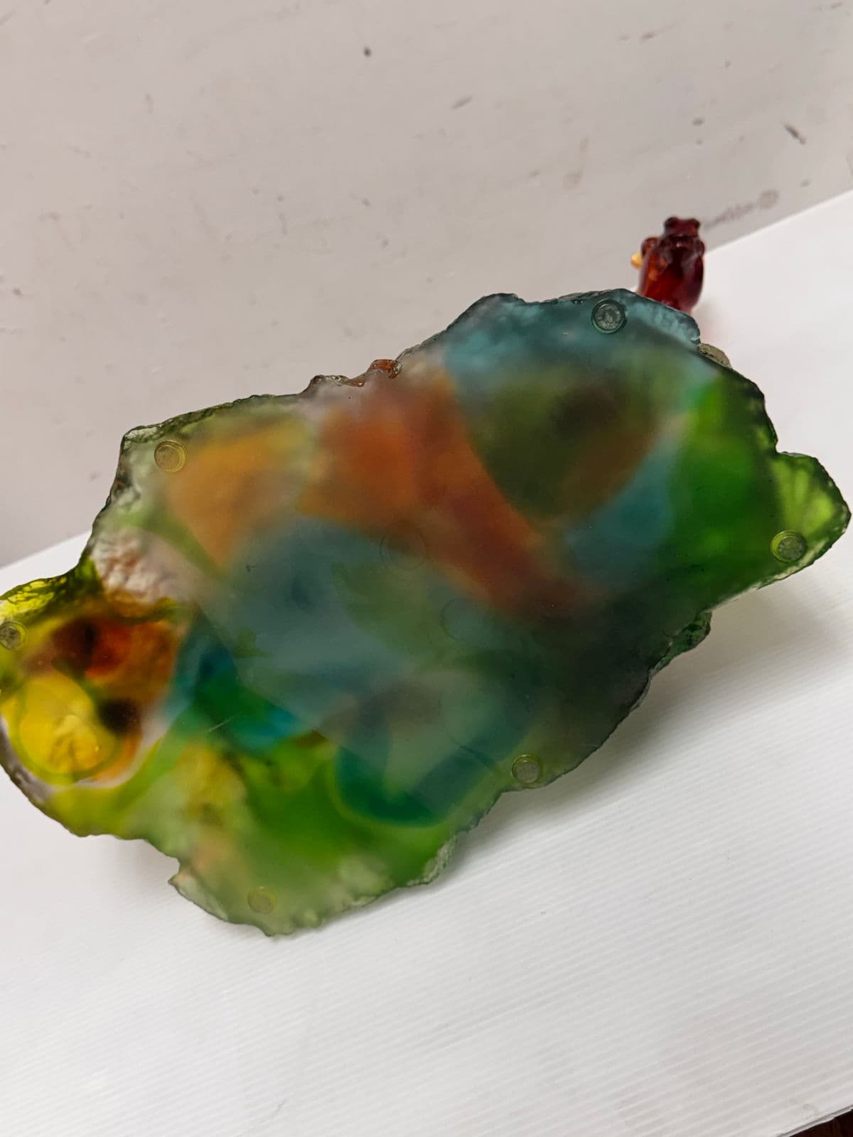 LiuLi Crystal Art Fire Horse Sculpture - Thumbnail 11