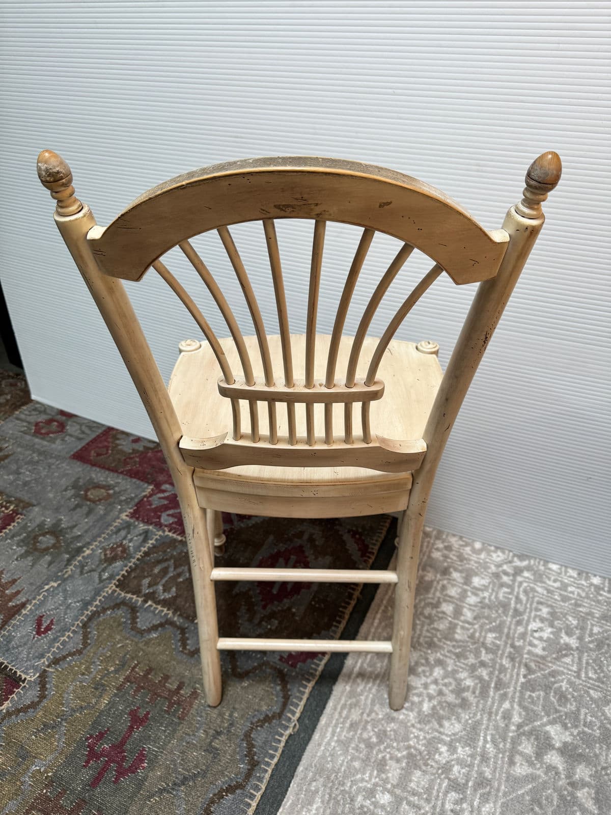 Sunrise Home French Provincial Counter Stools, Pair - Thumbnail 7