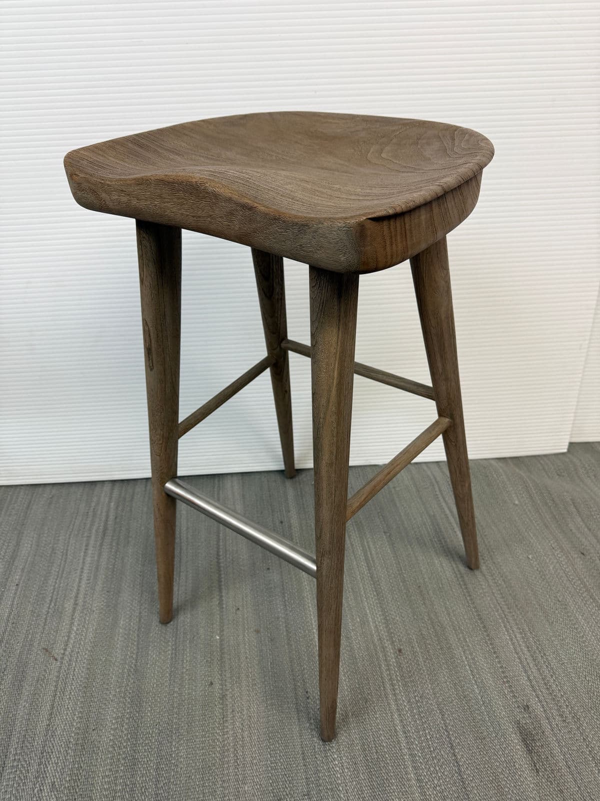 Brownstone Balboa Bar Stool, Driftwood - Thumbnail 3
