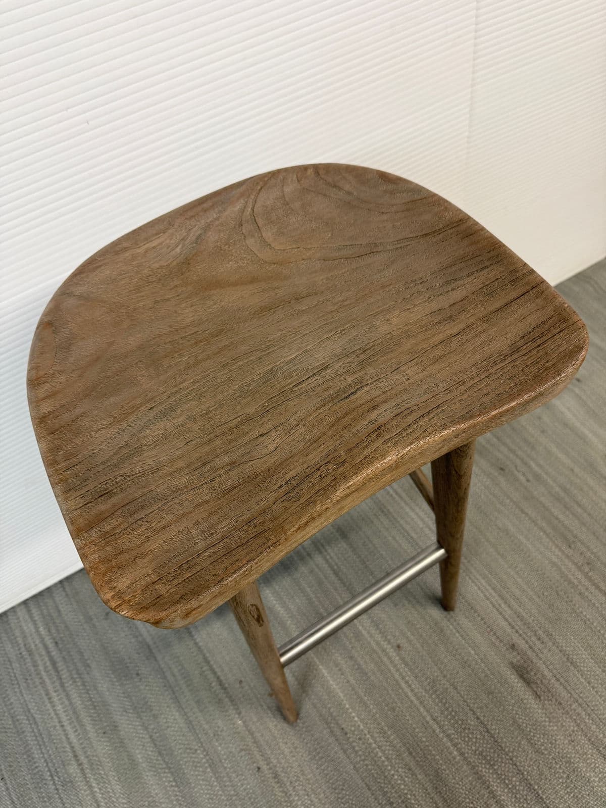 Brownstone Balboa Bar Stool, Driftwood - Thumbnail 11