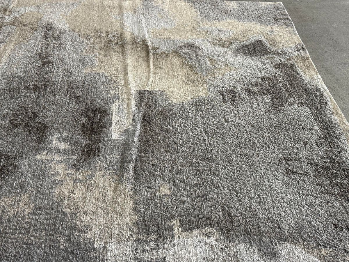 8ft 2in × 14ft 5in Caviar "Day Dream Collection" Banana + Wool Area Rug - Thumbnail 12