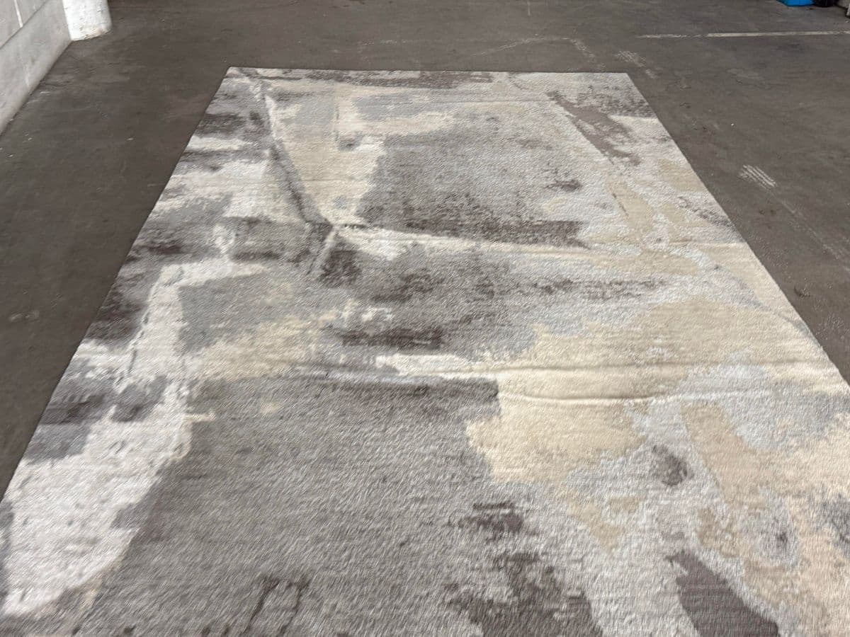 8ft 2in × 14ft 5in Caviar "Day Dream Collection" Banana + Wool Area Rug - Thumbnail 8