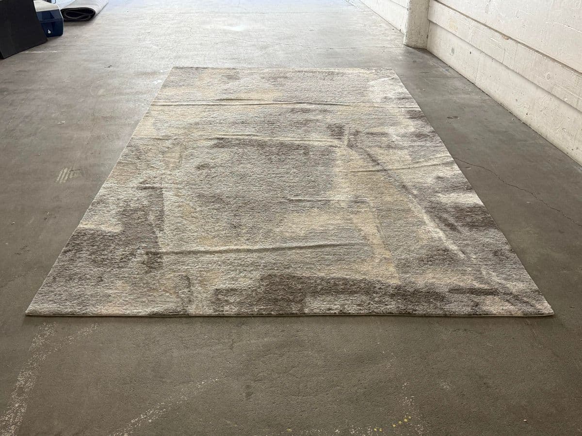 8ft 2in × 14ft 5in Caviar "Day Dream Collection" Banana + Wool Area Rug - Thumbnail 3