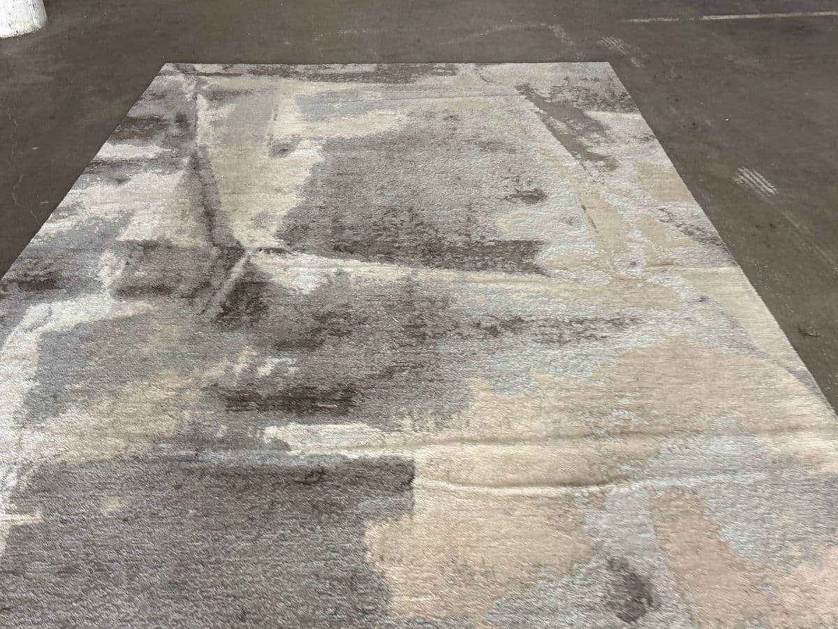 8ft 2in × 14ft 5in Caviar "Day Dream Collection" Banana + Wool Area Rug - Thumbnail 6