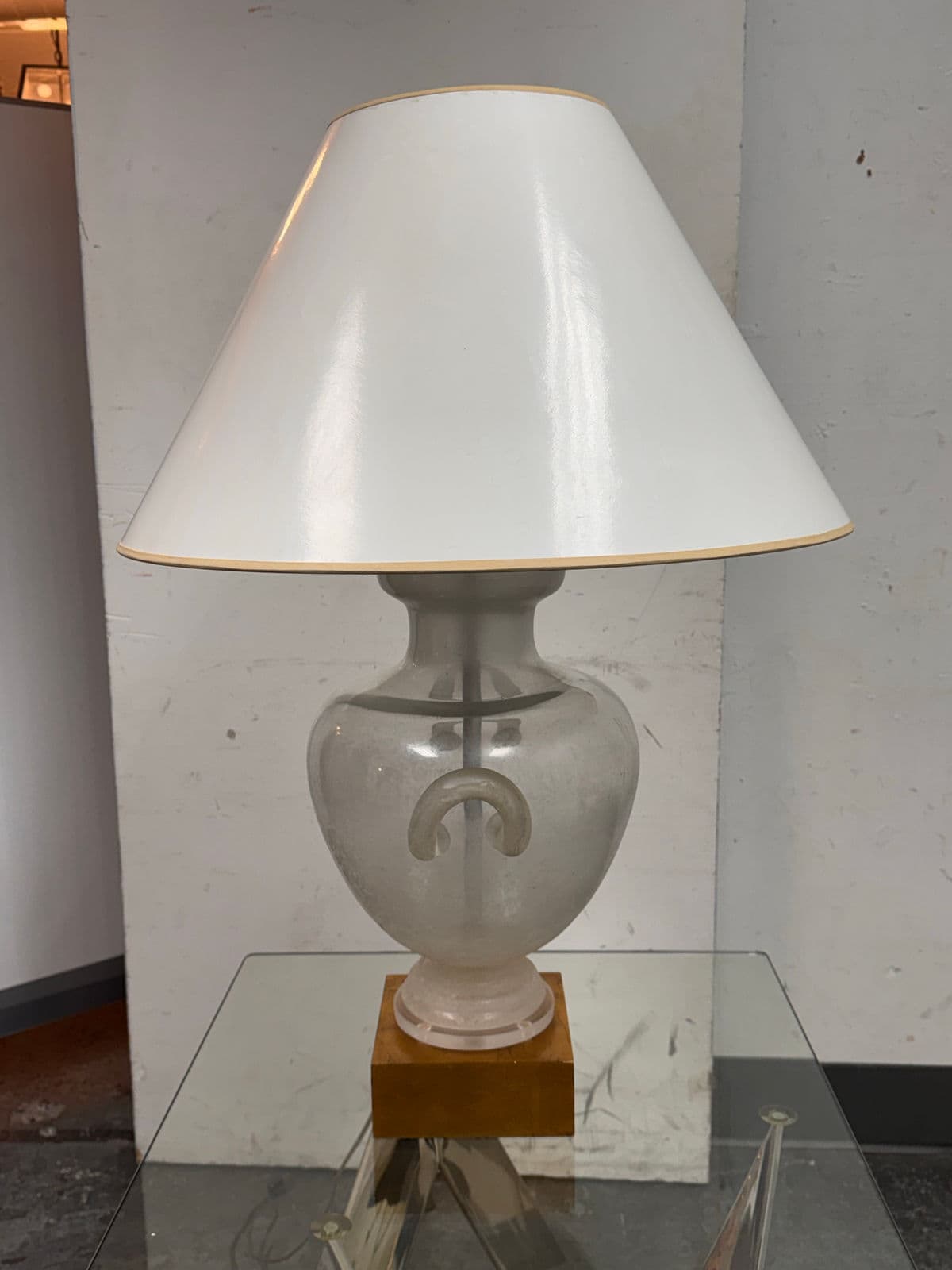 Odada Seguso Glass Vase Table Lamp - Thumbnail 6