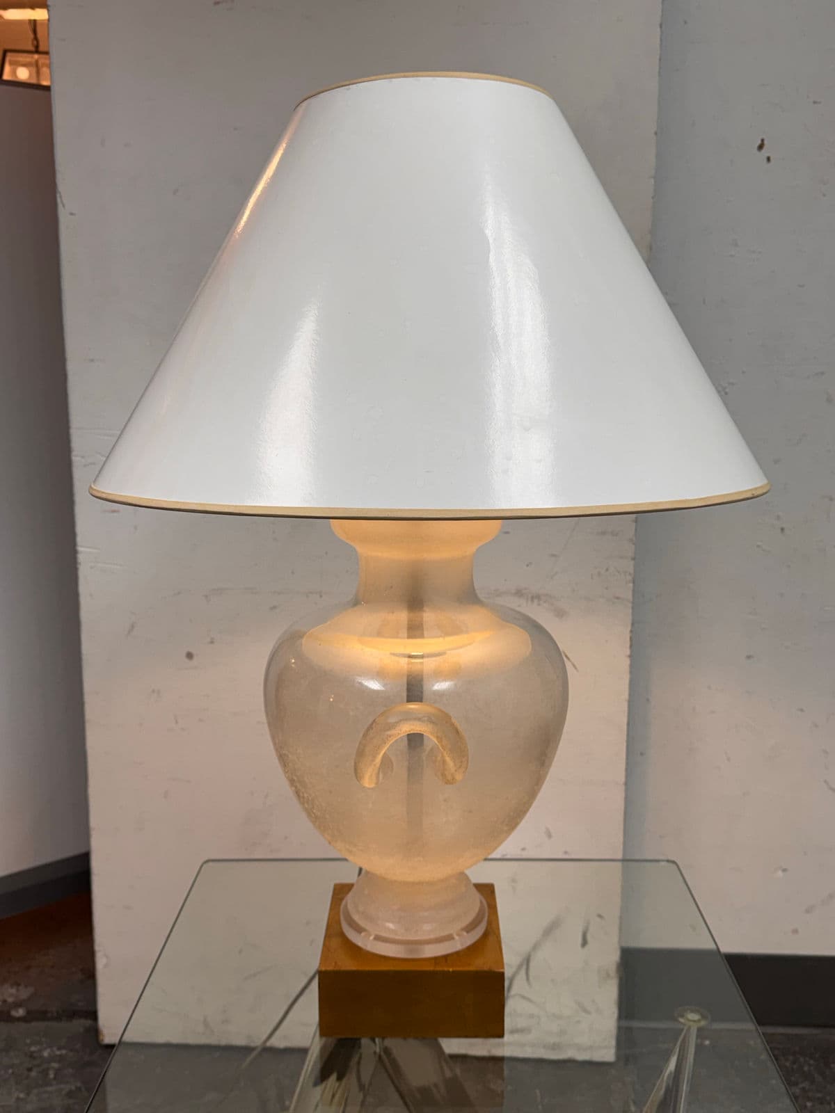 Odada Seguso Glass Vase Table Lamp - Thumbnail 4