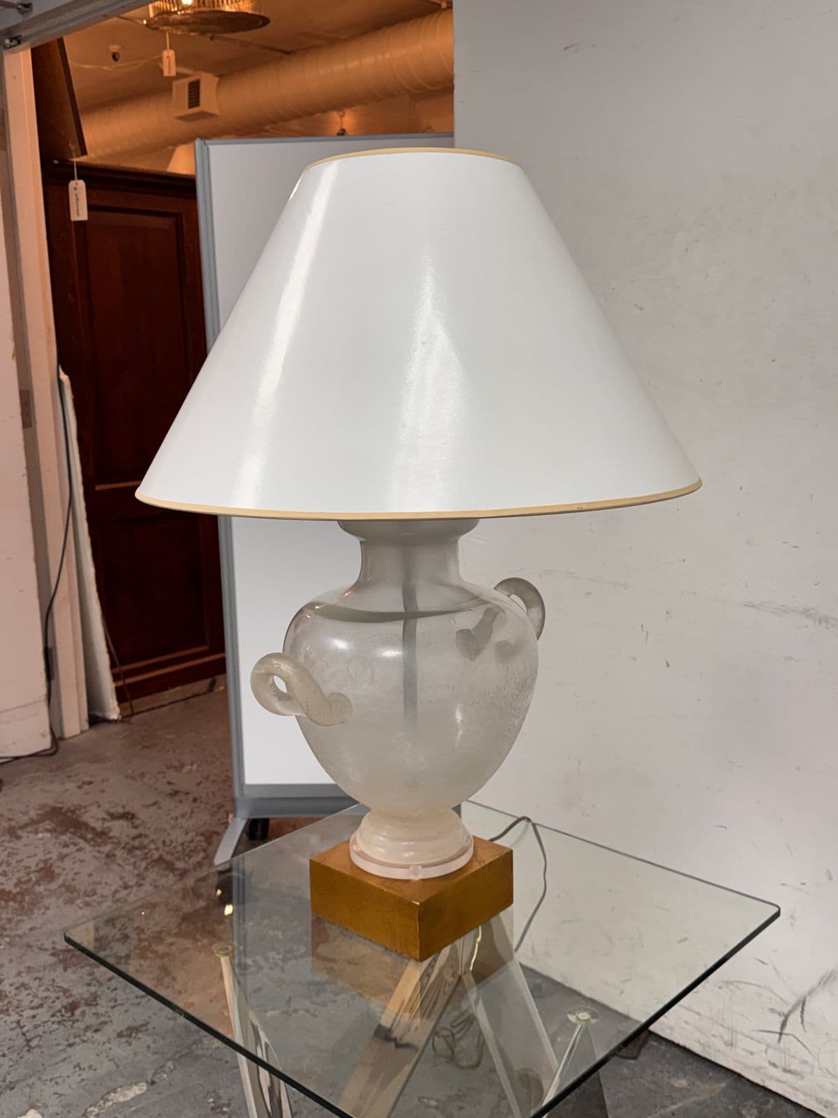 Odada Seguso Glass Vase Table Lamp - Thumbnail 3