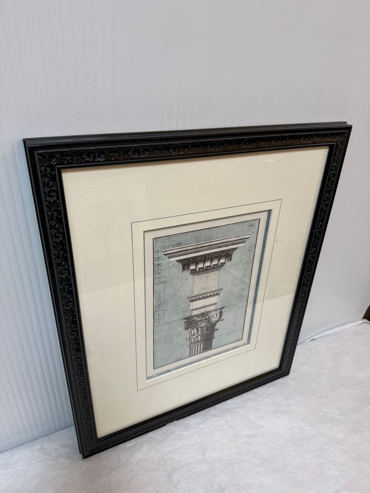 Architectural Corinthian Capital Print, Framed - Thumbnail 4