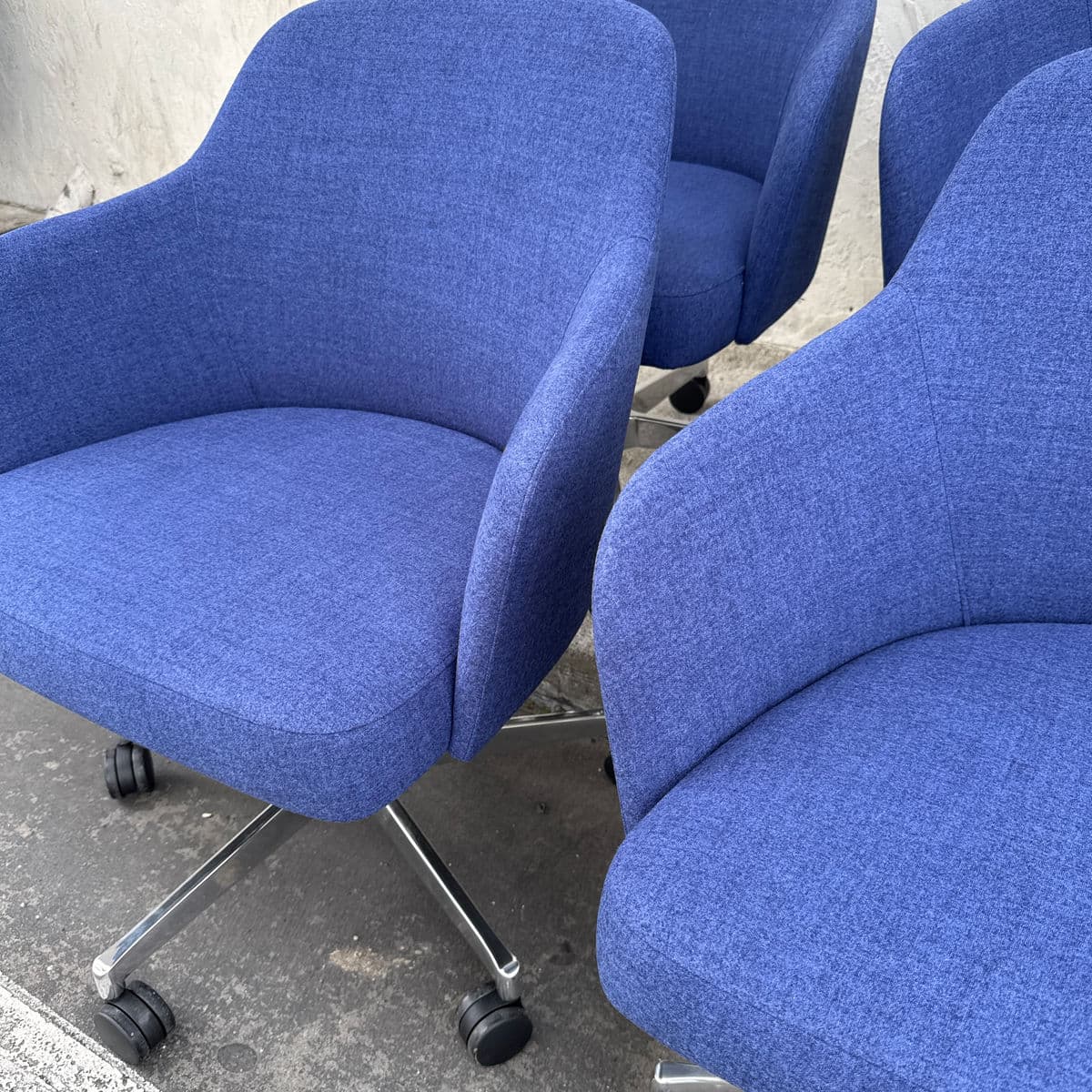 Steelcase for West Elm Sterling Conference Office Chairs, Set of Four - Thumbnail 4