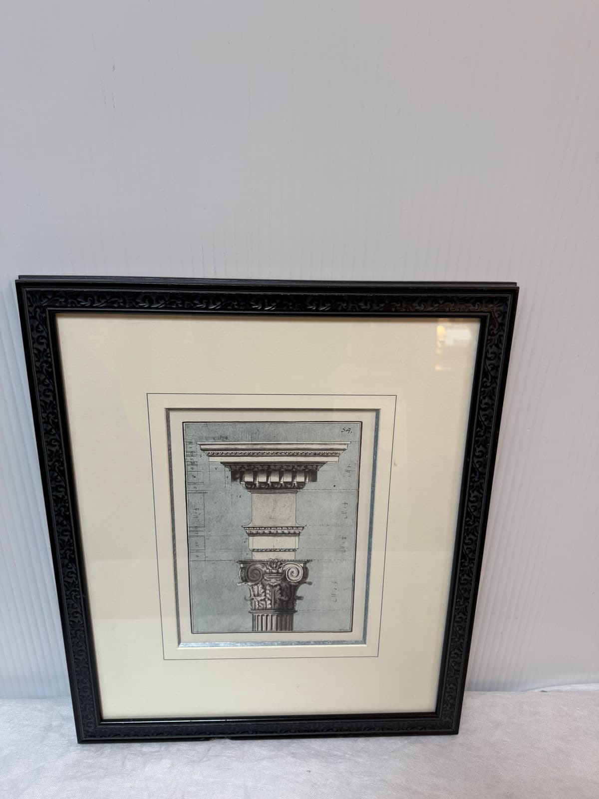 Architectural Corinthian Capital Print, Framed - Thumbnail 3