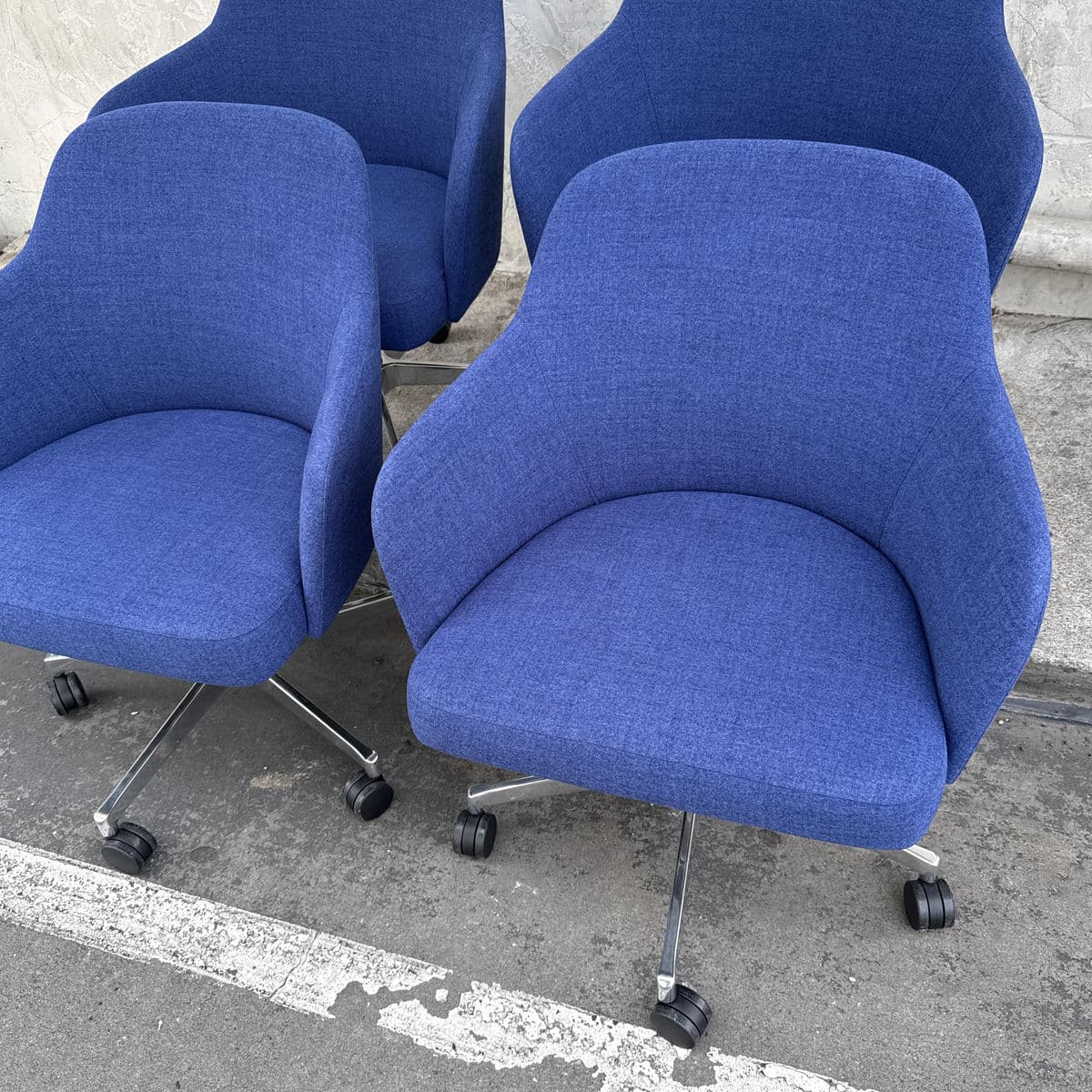 Steelcase for West Elm Sterling Conference Office Chairs, Set of Four - Thumbnail 3