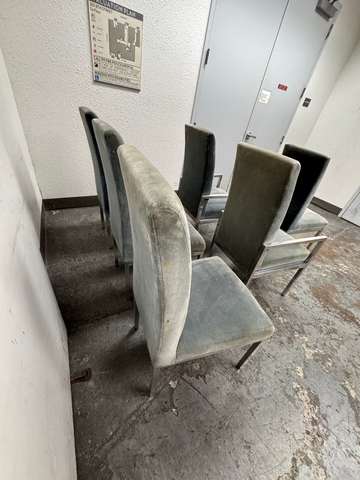 Circa 1970's Milo Baughman for D. I. A. Dining Chairs, Set of Six - Thumbnail 4