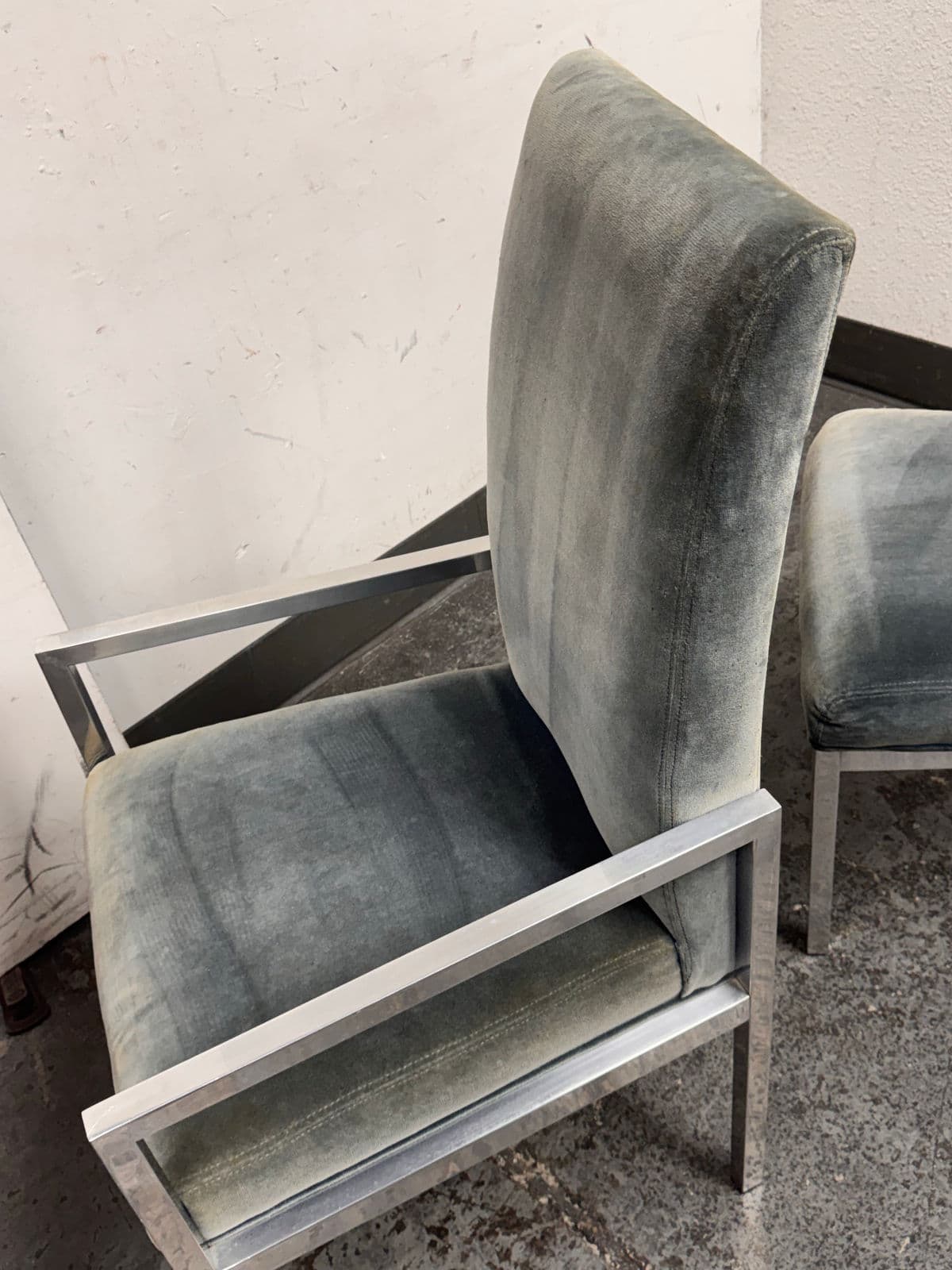 Circa 1970's Milo Baughman for D. I. A. Dining Chairs, Set of Six - Thumbnail 6