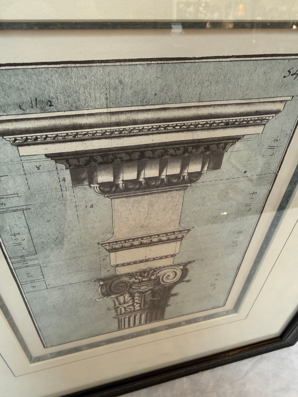 Architectural Corinthian Capital Print, Framed - Thumbnail 5