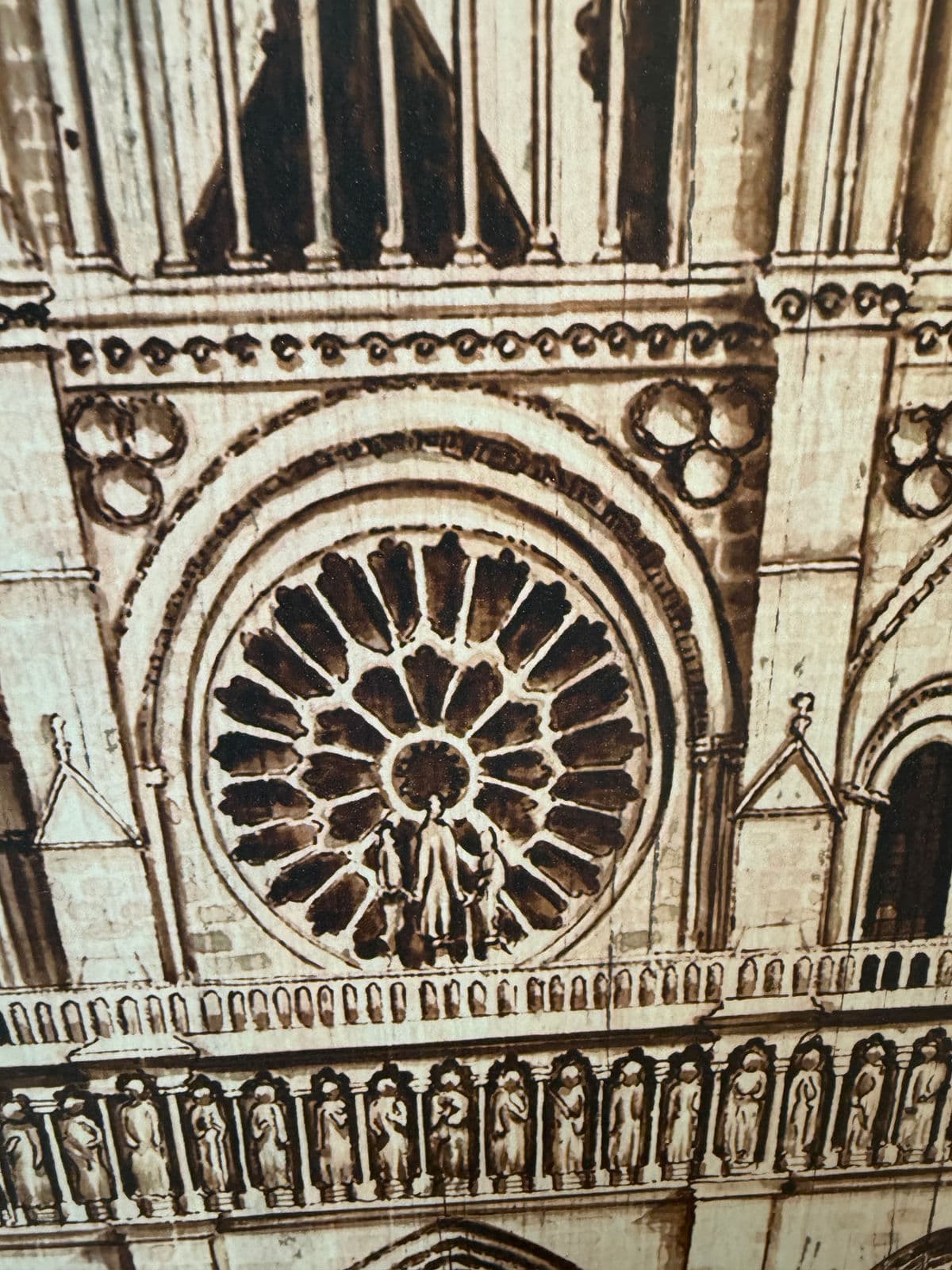 Castellammare Home Accents Notre Dame Wood Panel - Thumbnail 6