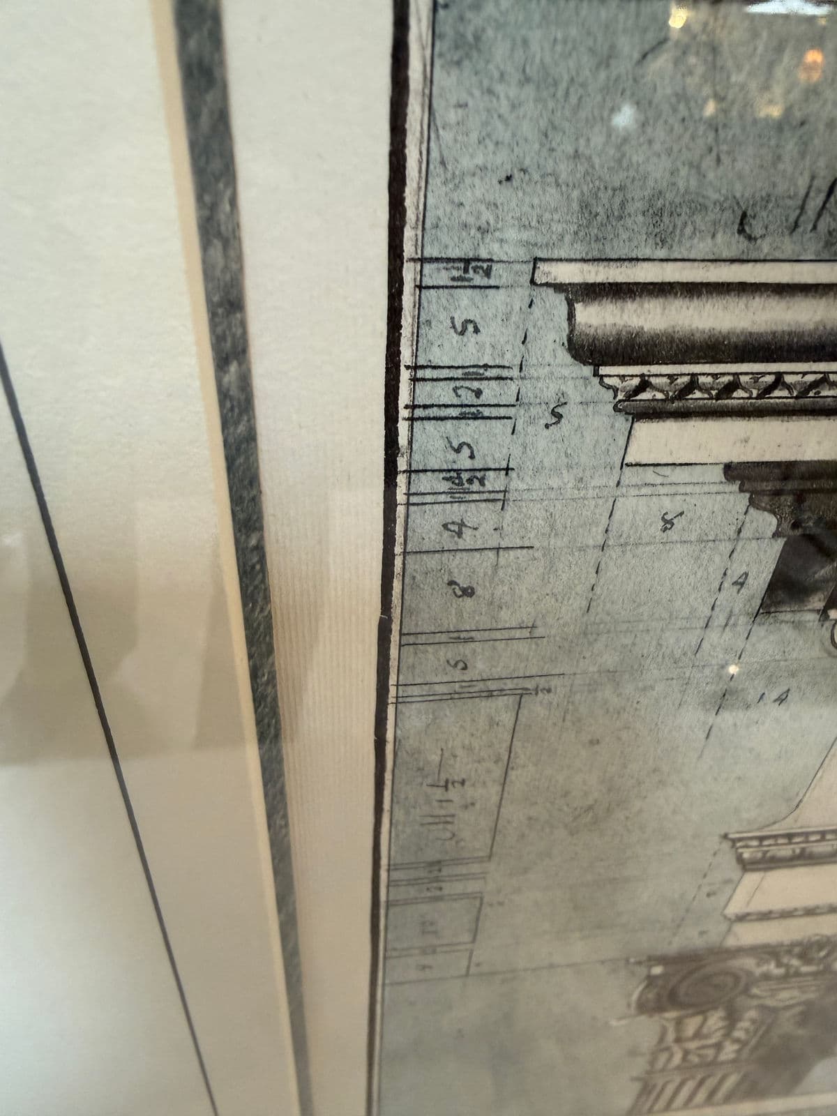 Architectural Corinthian Capital Print, Framed - Thumbnail 12