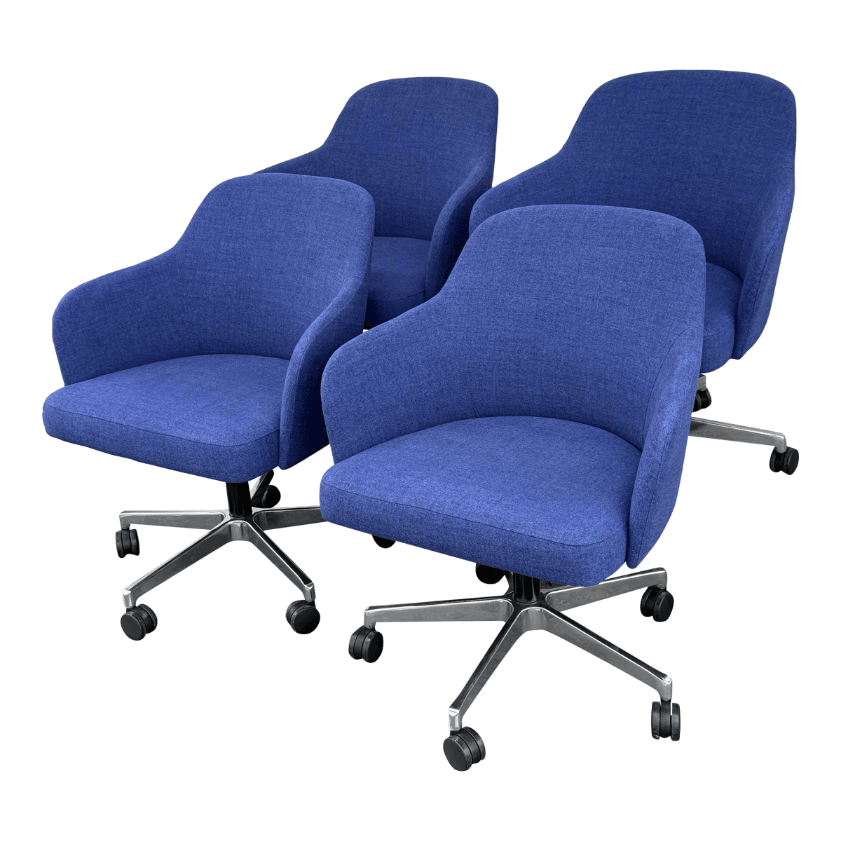 Steelcase for West Elm Sterling Conference Office Chairs, Set of Four - Thumbnail 2