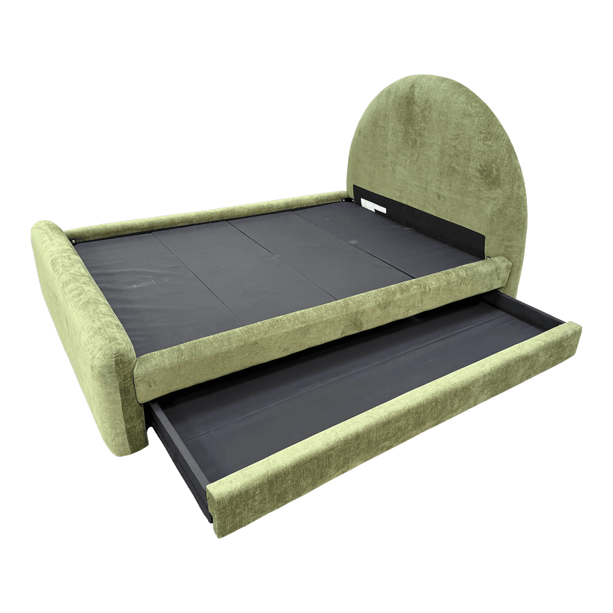 Full Size Williams-Sonoma for West Elm Elora Arched Upholstered Bed With Trundle - Thumbnail 2