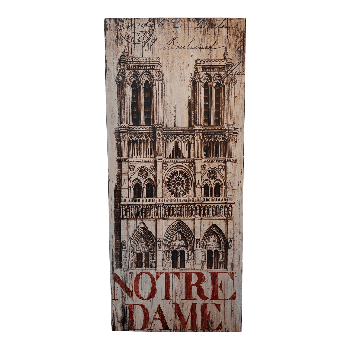 Castellammare Home Accents Notre Dame Wood Panel - Thumbnail 2