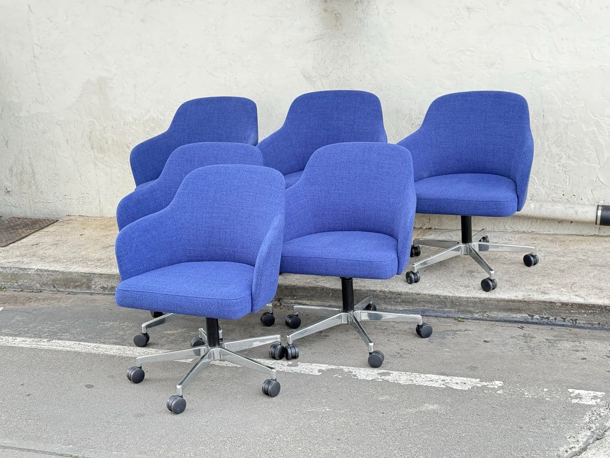 Steelcase for West Elm Sterling Conference Office Chairs, Set of Six - Thumbnail 3