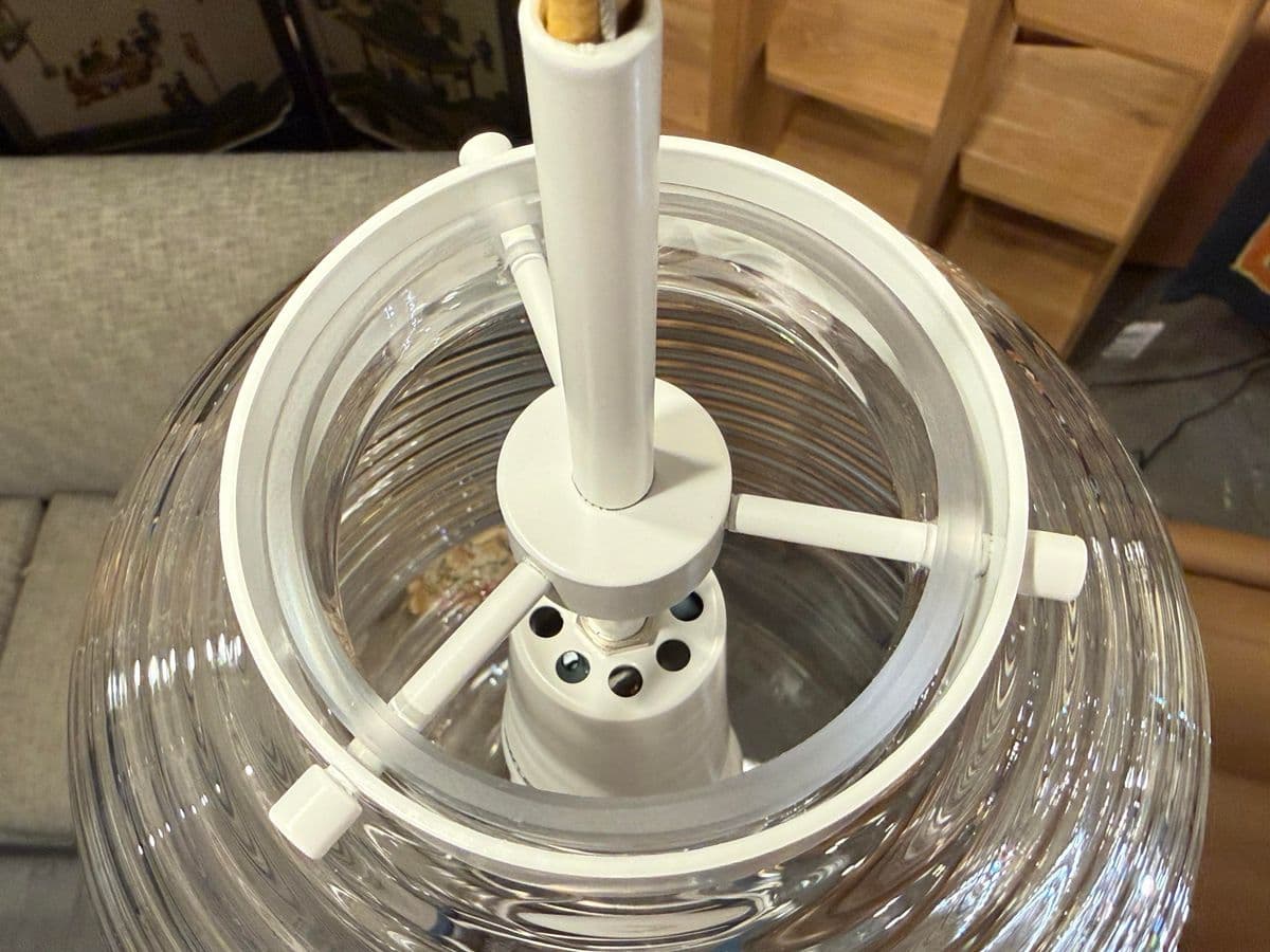 New Bomma Lantern Pendant, White - Thumbnail 10